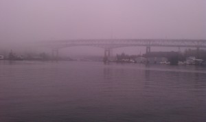 Fog on Lake Union