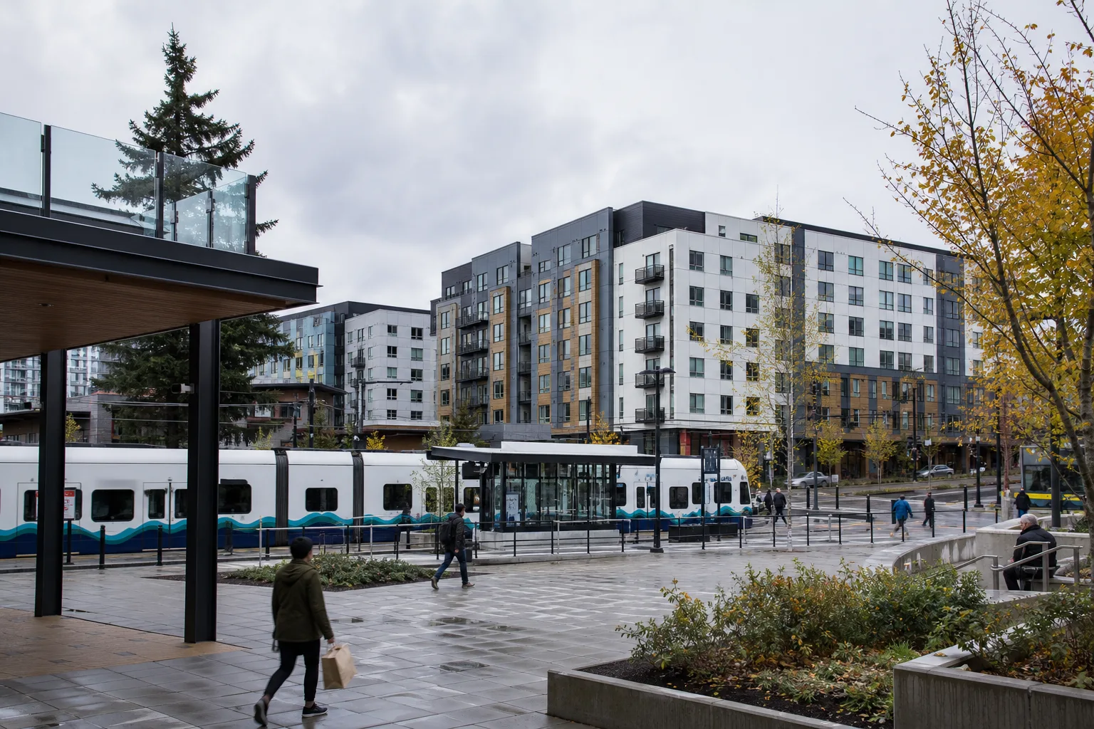 Northgate transit plaza and mid-rise residential